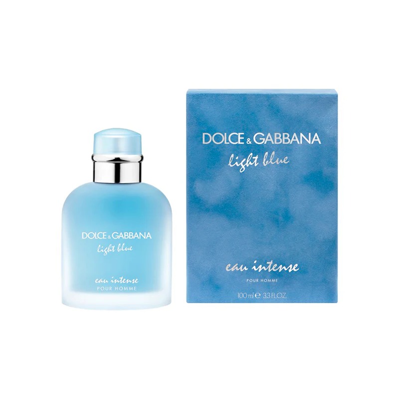 DOLCE G. LIGHT BLUE EUA INTENSE POUR HOMME EDP 100 ML